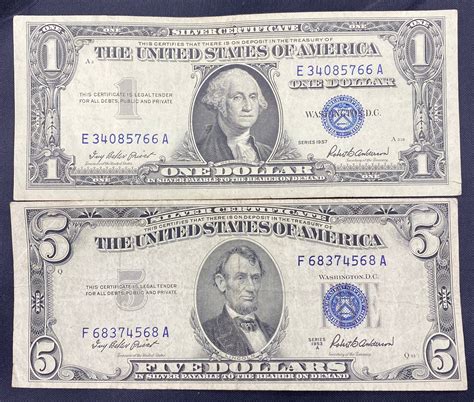 paper currency collection  dollar blue  dollar blue etsy