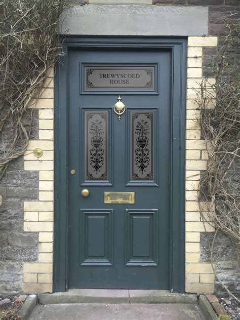 Victorian Etched Glass Door Panels Abergavenny