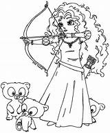 Brave Merida Coloring Pages Disney Princess Printable Baby Kids Colouring Sofia Drawing Book Frozen Color Print Girls Getcolorings Brothers Getdrawings sketch template