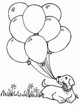 Clipart Balloons Balloon Cliparts Library Coloring sketch template