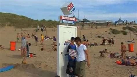 beach pizza delivery dominos delivery points lets  order pizza   park  amsterdam
