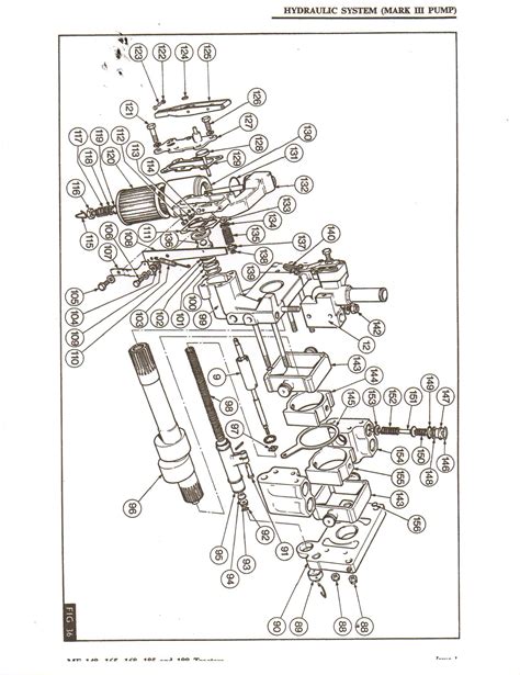 massey ferguson  injector pump diagram