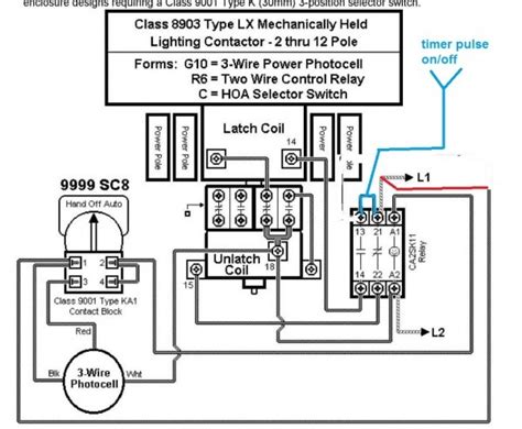 photocell  timer wiring diagram