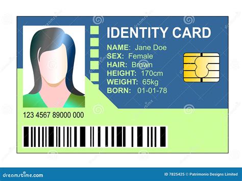identity card royalty  stock photo image