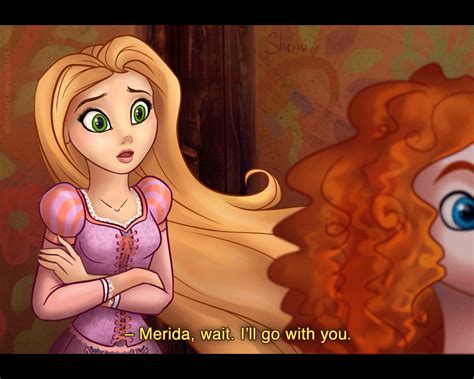 I Ll Go With You Merida And Rapunzel By Emilyjayowens On Deviantart