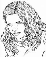 Hermione Granger Coloring Malvorlagen Ausmalen Ausdrucken Decke Gemerkt Coloringareas sketch template