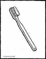 Toothbrush Brushing sketch template