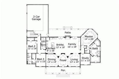 perfect split ranch plans country style house plans