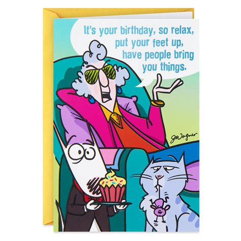 maxine pretend youre  man funny birthday card greeting cards