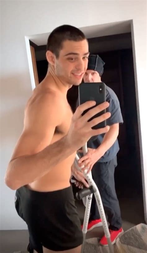 Noah Centineo Showering In Funny Instagram Stories Popsugar Celebrity