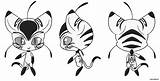 Ladybug Kwami Miraculous Ausmalbilder Colorir Coloriage Torra Imprimer Tikki Nooroo sketch template