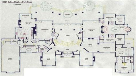 modern mega mansion floor plans image