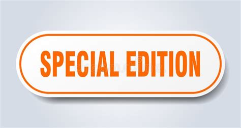 special edition sticker stock vector illustration  website