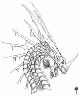 Dragon Coloring Pages Ice Drawing Head Printable Procoloring Cool Drawings Scrap Evil Headed Two Deviantart Realistic Sketch Adult Chinese Adults sketch template