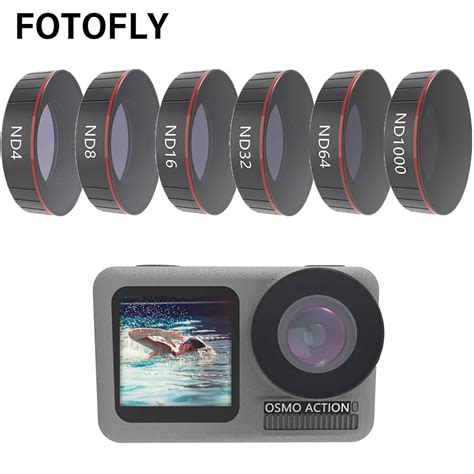fotofly camera lens filter  dji osmo action uv cpl      pl neutral density filters