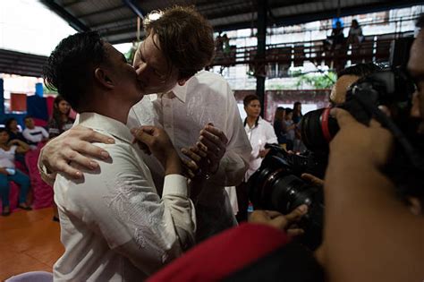 mass lgbt wedding held in manila photos and images getty images