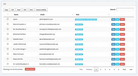 customize datatables   requested tips quick admin panel