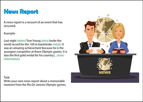 write  news report studyladder interactive learning games