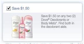 dove deodorant coupon  stack  totallytargetcom