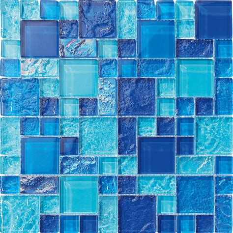 Bahamas Light Blue Blend Pool Tile Tiles And Deco
