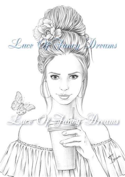 woman coloring pages  adults lrjourneay