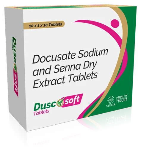 Docusate Sodium And Senna Dry Extract Tablets At Rs 70 Stripe