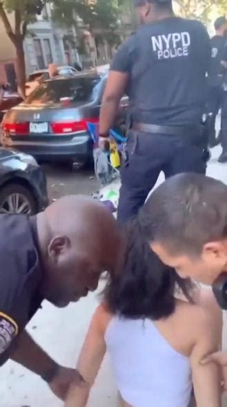 Video Shows Nyc Cop Punching Woman In The Face To The Ground