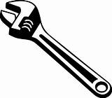 Svg Wrench Tools Icon Hand Silh Svgsilh sketch template