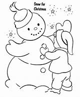 Christmas Coloring Pages Sheets Theme Snowman Snow Printable Colouring Print Kids Sheet Printing Go Help Illustrate Wonderful Created Decorations Next sketch template