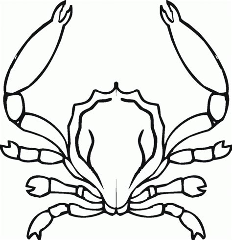 printable crab coloring pages  kids