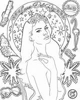 Lana Rey Del Coloriage Coloring Dessin Mademoiselle Stef Pages Sheet Mode Ultraviolence Para Imprimer Paris Colorir La Desenho Preto Branco sketch template