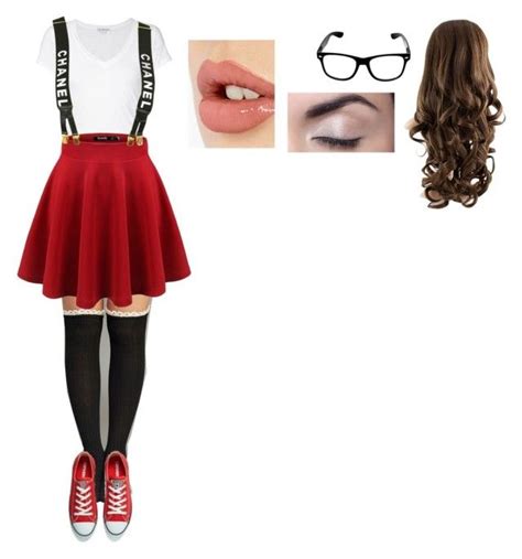 cute nerd outfit by karenisaonedirection liked on polyvore