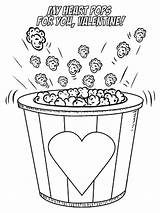 Coloring Pages Popcorn Printable Valentine Valentines Slime Color Heart Bucket Kids Print Craftymorning Getcolorings Pops Printables Crafty Hearts Choose Board sketch template