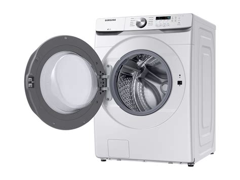 cu ft front load washer  vibration reduction technology  white washers