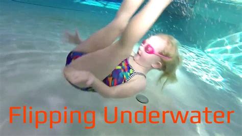 underwater back flips youtube