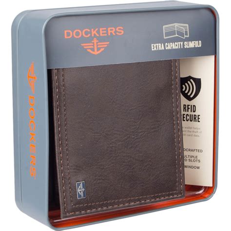 dockers rfid extra capacity slimfold wallet wallets clothing