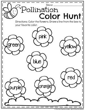 bug activities preschool worksheets color worksheets  preschool