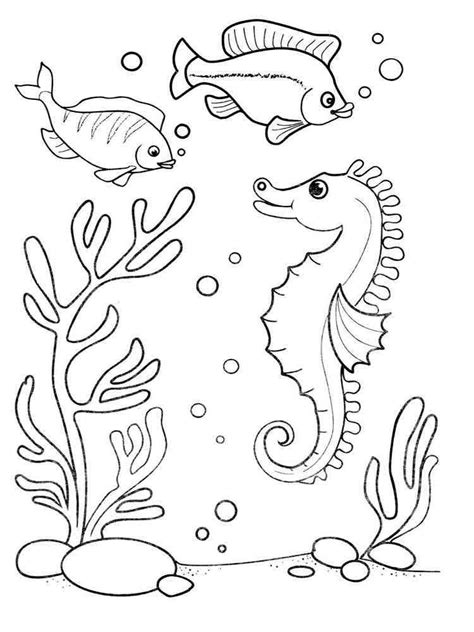 underwater world coloring pages