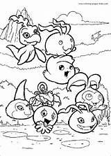 Digimon Coloring Pages Color Cartoon Character Printable Para Sheets Kids Book Coloriage Print Colorear Info Imprimir Found Getcolorings Plus sketch template