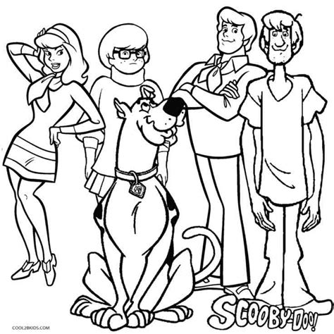 scooby doo coloring pictures