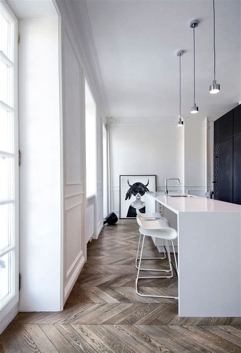 monochrome minimalist apartment   magnetic appeal  moscow