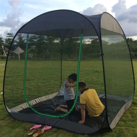 ultralight outdoor mosquito net garden tent sun shelter summer   people breathable gauze tent