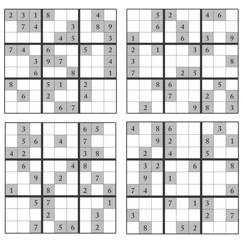sudoku printable puzzles