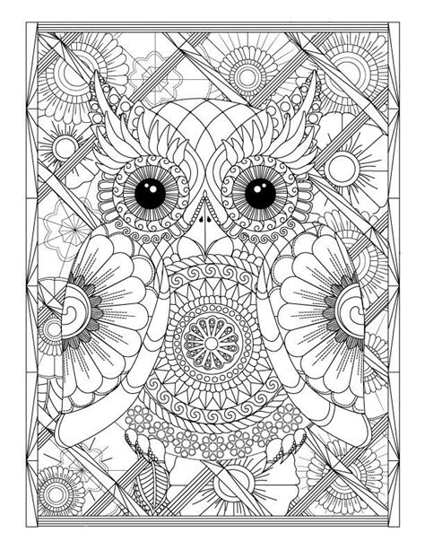leetowledesigns owl coloring pages mandala coloring pages bird
