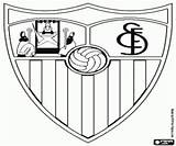 Football Embleem Spaanse Emblemen Liga Vlaggen Kleurplaten League sketch template