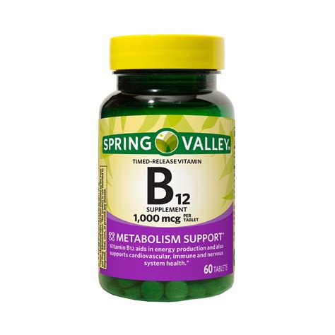 spring valley vitamin  timed release tablets  mcg  count