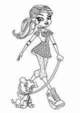 Monster High Coloring Pages Mermaid Girls sketch template