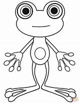 Rana Frog Kolorowanka Stilizzate Zaba Rane Toads Druku Simpatiche Ranas Imprimir Prosta Kleurplaten Kleurplaat Cartoni Animati sketch template
