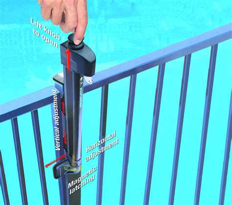 national hardware   magnalatch automatic magnetic pool safety latch  top pull