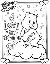 Coloring Care Bear Bears Pages Print Halloween Colouring Sheets Valentine Disney Printable Books Adult Embroidery Ages Bing Teddy Easter Baby sketch template